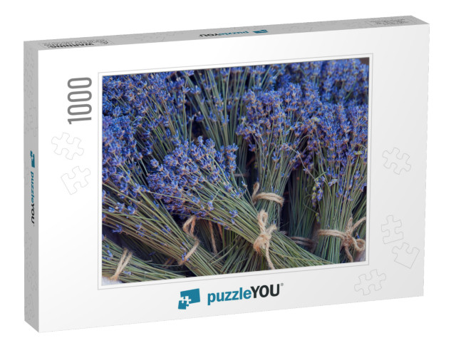 Lavender Bouquets Are Ready to be Dried... Jigsaw Puzzle with 1000 pieces