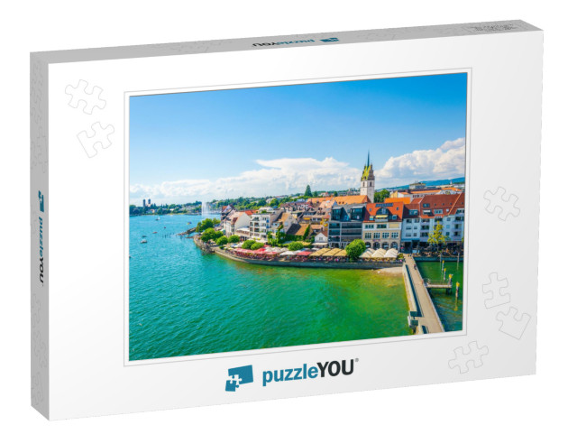 Panorama View of a Marina of the German City Friedrichsha... Jigsaw Puzzle