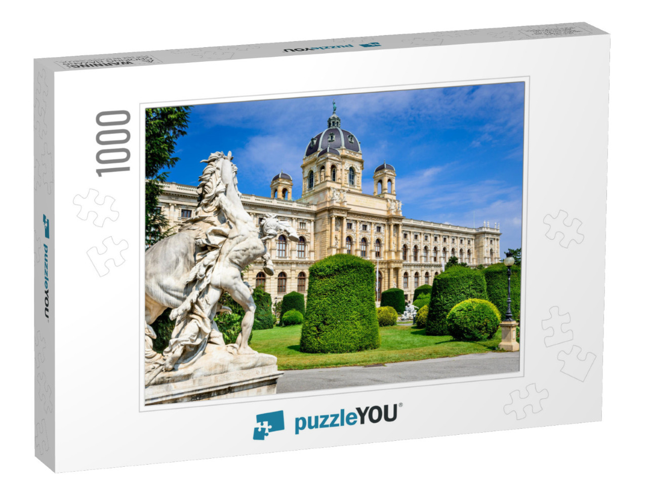 Vienna, Austria. Beautiful View of Famous Naturhistorisch... Jigsaw Puzzle with 1000 pieces