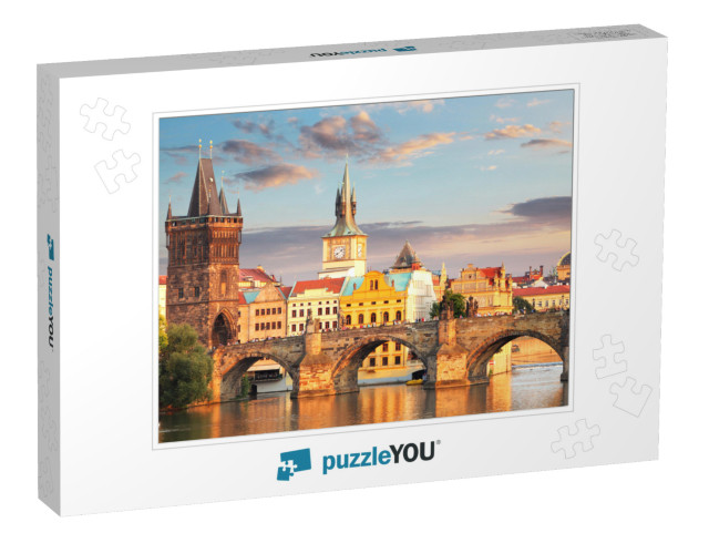 Prague - Charles Bridge, Czech Republic... Jigsaw Puzzle