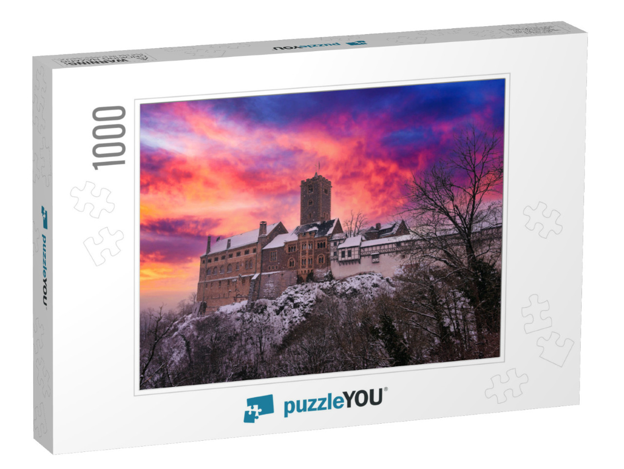 Panoramic View of Wartburg Castle in the Thuringian Fores... Jigsaw Puzzle with 1000 pieces