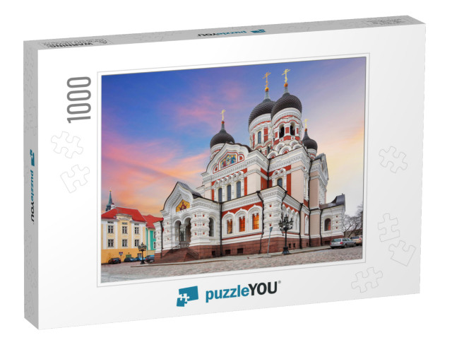 Tallinn, Alexander Nevsky Cathedral, Estonia... Jigsaw Puzzle with 1000 pieces