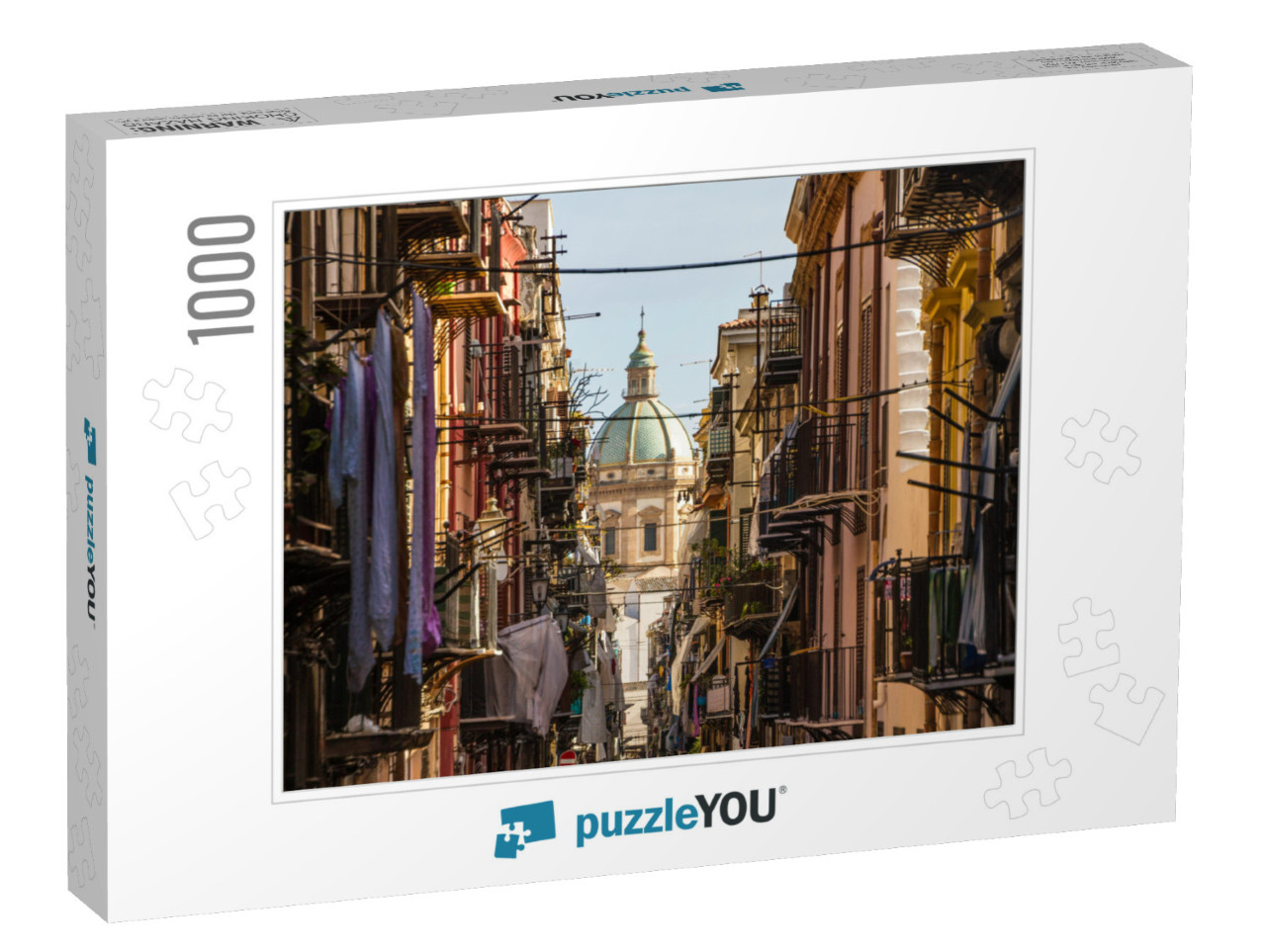 View At the Church of San Matteo Located in Heart of Pale... Jigsaw Puzzle with 1000 pieces