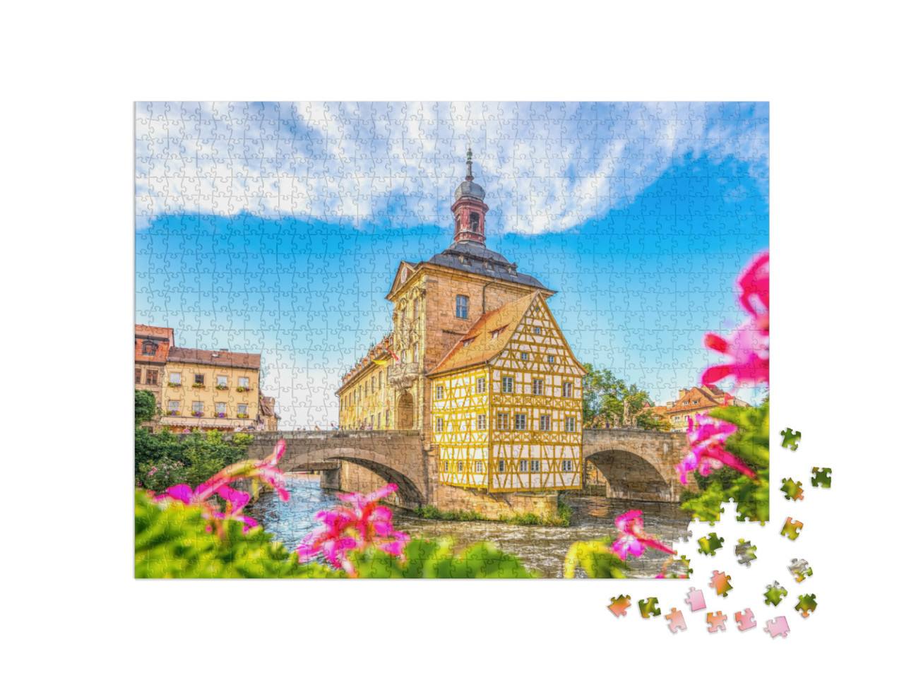 Bamberg, Town Hall... Jigsaw Puzzle with 1000 pieces