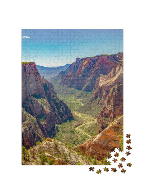 Observation Point Zion National Park... Jigsaw Puzzle with 1000 pieces