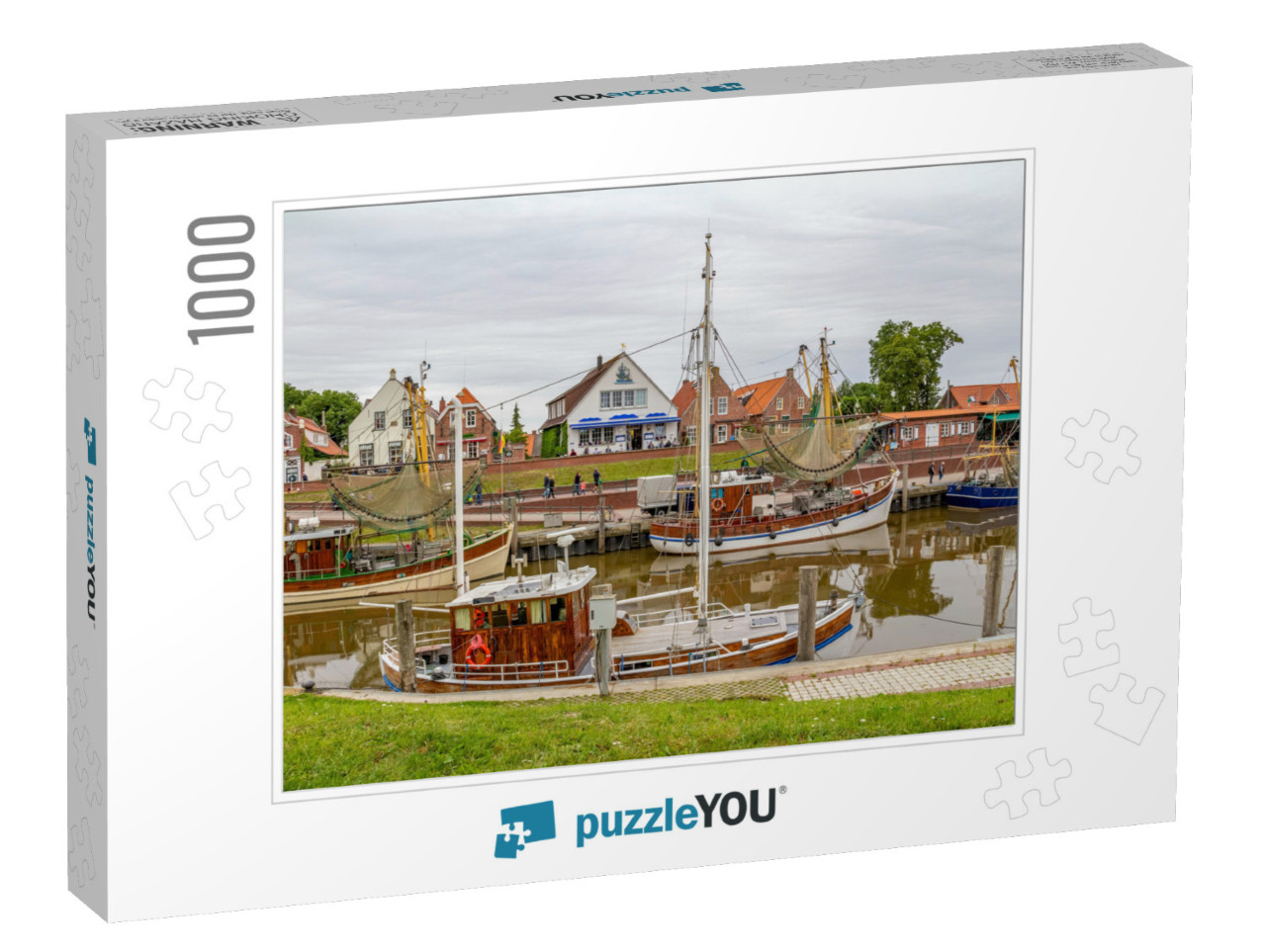 Idyllic Port Scenery in Greetsiel, a Idyllic Village Loca... Jigsaw Puzzle with 1000 pieces