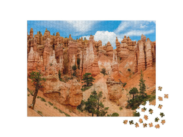 Hoodoos of Queens Stone Garden, Bryce Canyon National Par... Jigsaw Puzzle with 1000 pieces