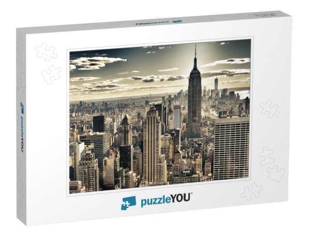 Hdr Image of the New York City... Jigsaw Puzzle