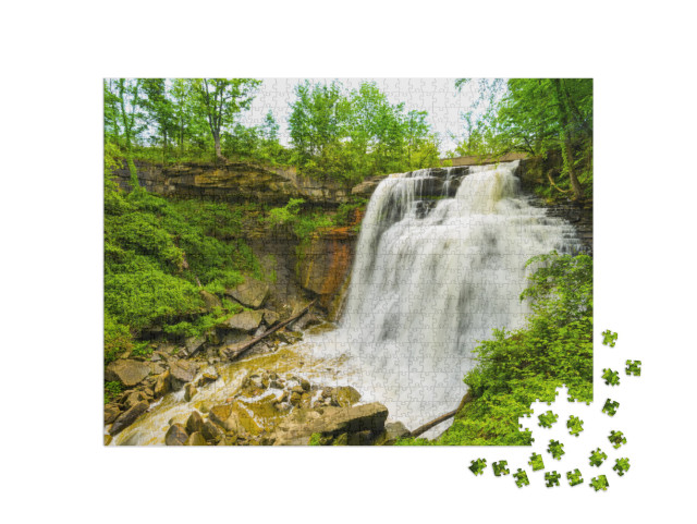 Brandywine Falls... Jigsaw Puzzle with 1000 pieces