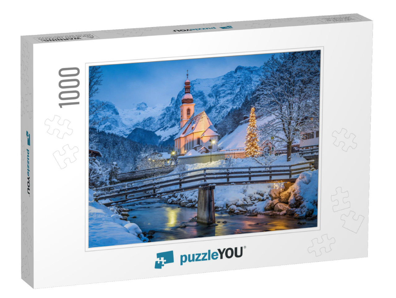 Beautiful Twilight View of Sankt Sebastian Pilgrimage Chu... Jigsaw Puzzle with 1000 pieces