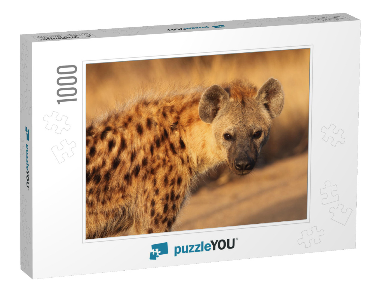 The Spotted Hyena Crocuta Crocuta Also Known as the Laugh... Jigsaw Puzzle with 1000 pieces