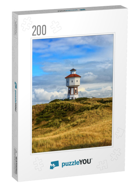 A Lighthouse At the Island of Langeoog, Lower Saxony, Ger... Jigsaw Puzzle with 200 pieces