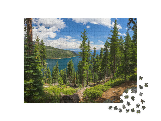 Emerald Bay, Lake Tahoe... Jigsaw Puzzle with 1000 pieces