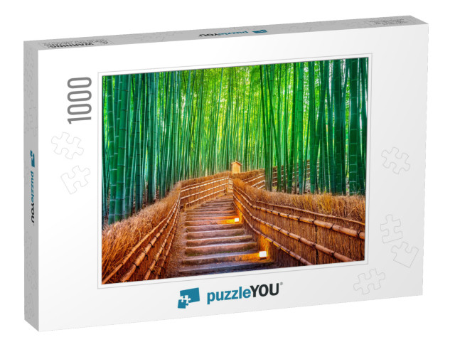 Bamboo Forest in Kyoto, Japan... Jigsaw Puzzle with 1000 pieces