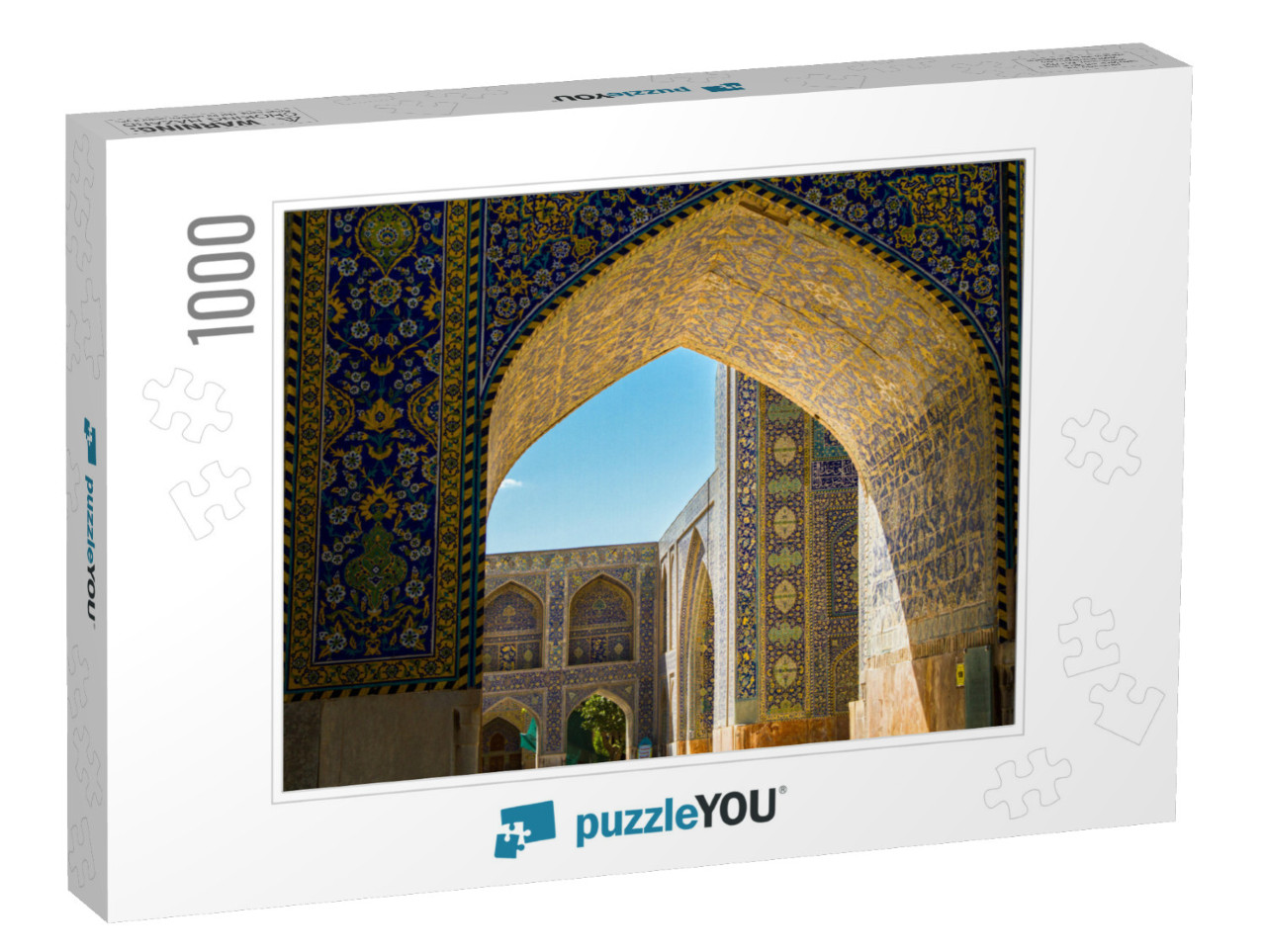 Shah Mosque, Isfahan Province, Iran... Jigsaw Puzzle with 1000 pieces