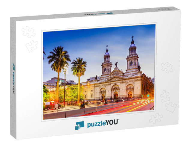 Plaza De Armas in Santiago De Chile, Chile... Jigsaw Puzzle