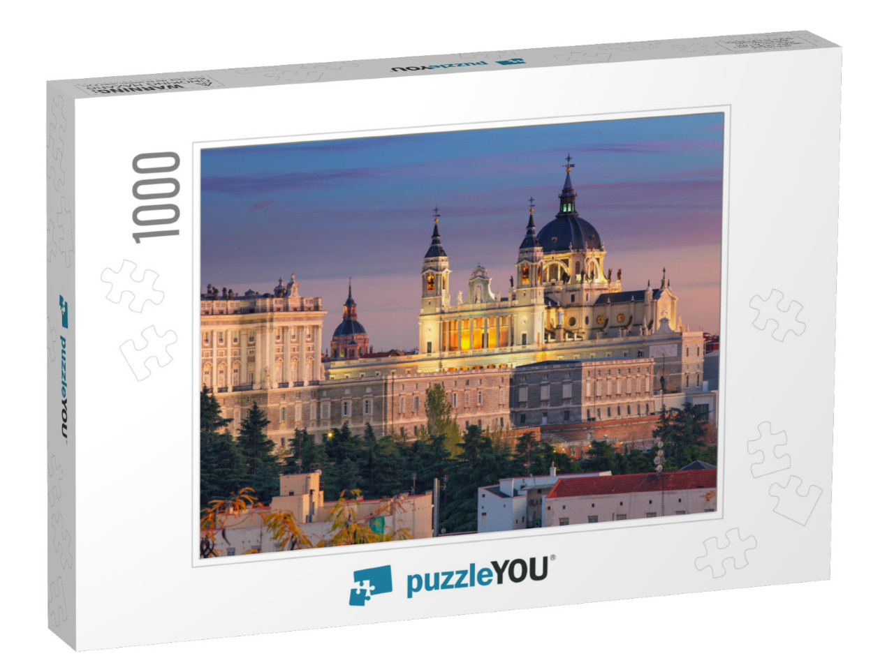 Madrid. Image of Madrid Skyline with Santa Maria La Real... Jigsaw Puzzle with 1000 pieces