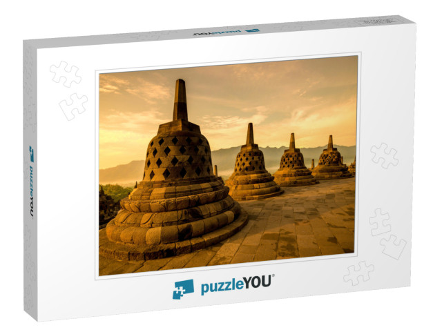 Borobudur Temple Compounds This Famous Buddhist Temple, D... Jigsaw Puzzle