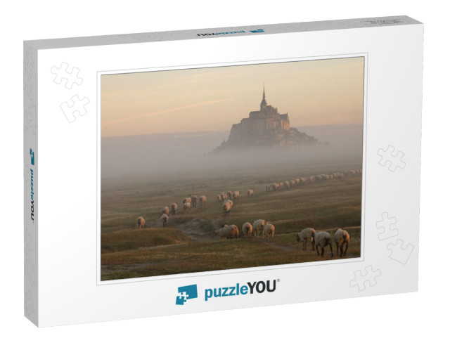 Beautiful View of the Famous & Historic Tidal Island of L... Jigsaw Puzzle