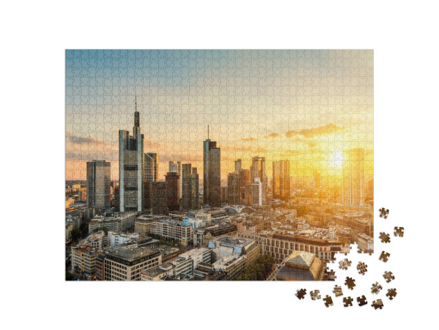 Frankfurt Am Main Skyline... Jigsaw Puzzle with 1000 pieces