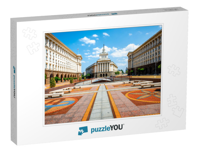 An Architectural Ensemble of Three Socialist Classicism E... Jigsaw Puzzle