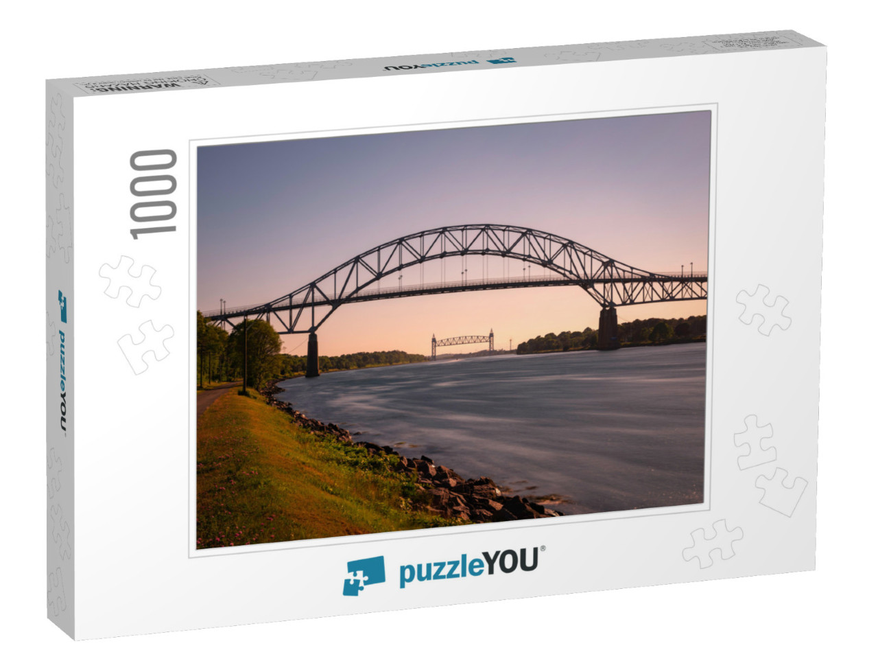 Bourne Bridge Over the Cape Cod Canal... Jigsaw Puzzle with 1000 pieces