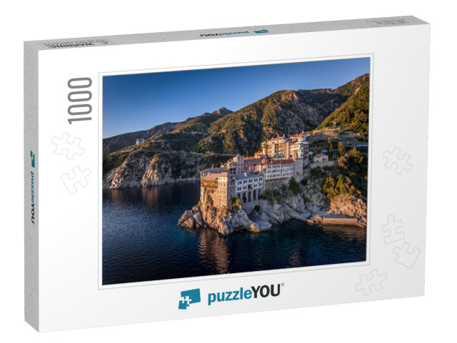 Mount Athos - Holy Mountain... Jigsaw Puzzle with 1000 pieces