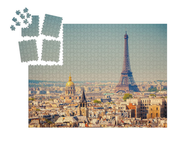 View on Eiffel Tower, Paris, France... | SMART SORTED® | Jigsaw Puzzle with 1000 pieces