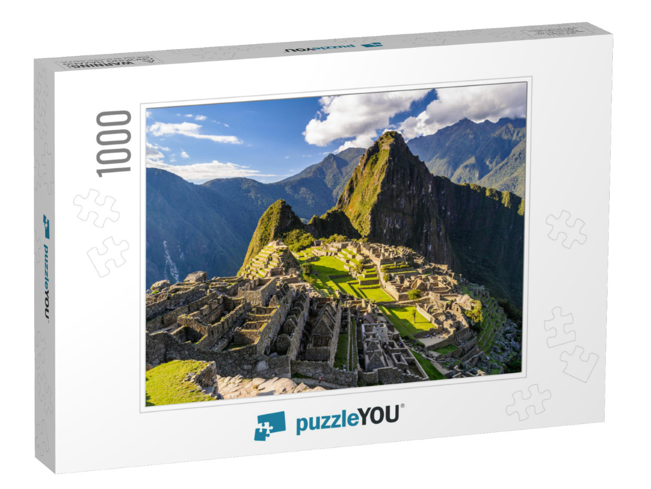 Machu Picchu, a Peruvian Historical Sanctuary in 1981 & a... Jigsaw Puzzle with 1000 pieces