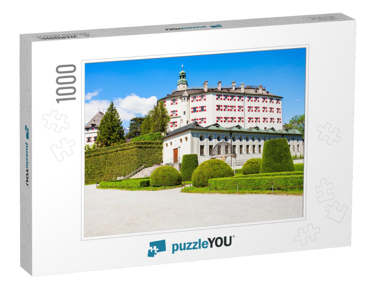 Ambras Castle or Schloss Ambras Innsbruck is a Castle & P... Jigsaw Puzzle with 1000 pieces