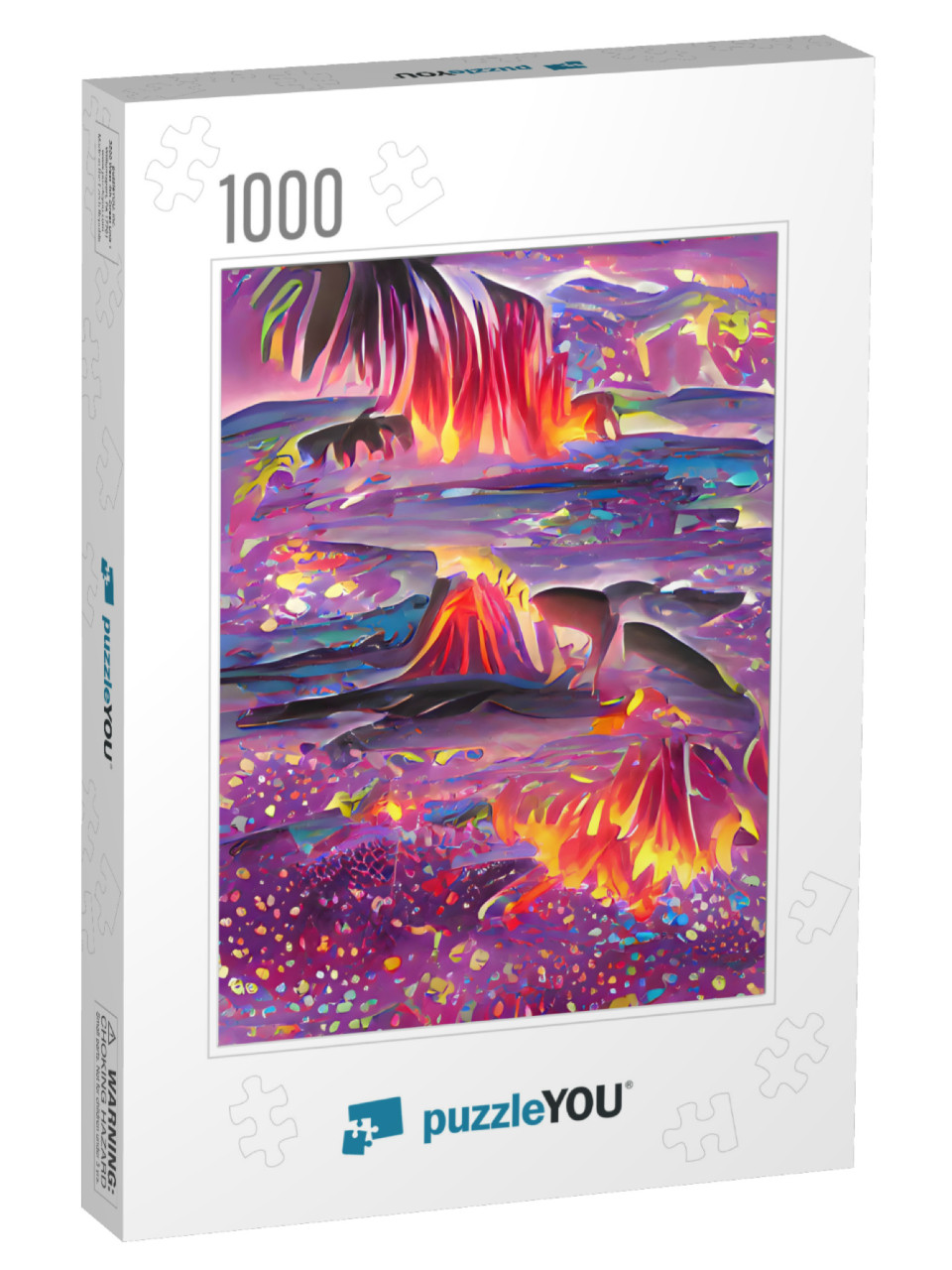 Hawaii Volcanoes National Park with Active Kilauea Volcan... Jigsaw Puzzle with 1000 pieces