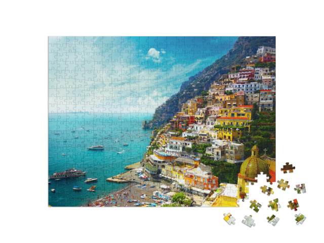 Positano Amalfi, Italy... Jigsaw Puzzle with 500 pieces