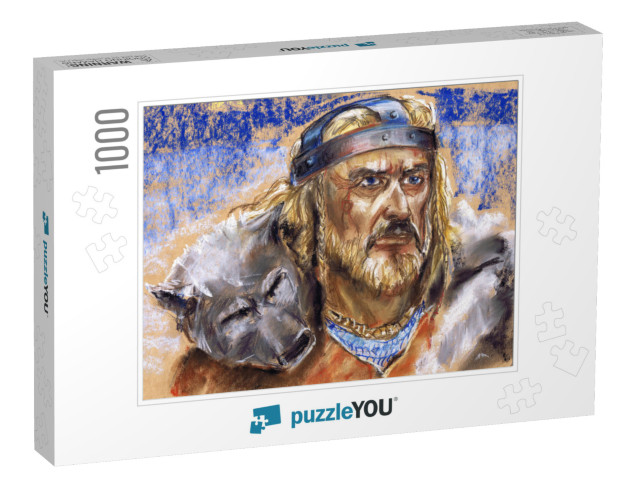 A Series of Ancient Gods. One & Sons. Vali - in Germanic-... Jigsaw Puzzle with 1000 pieces