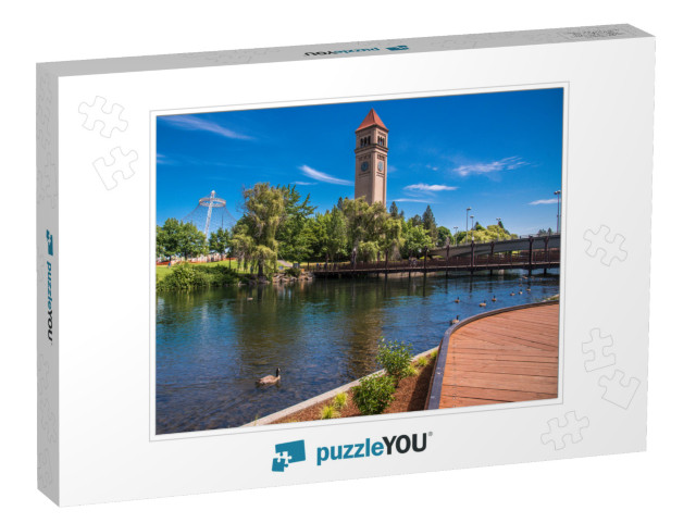 Riverfront Park in Spokane Washington... Jigsaw Puzzle