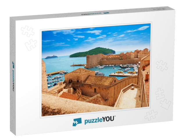 Port of Dubrovnik from the Old City Walls... Jigsaw Puzzle