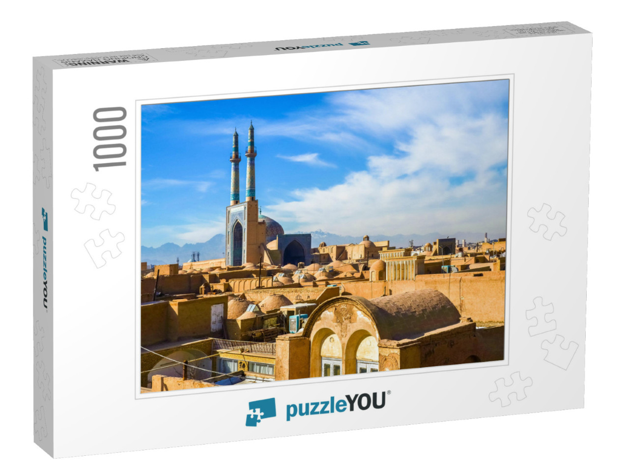 View of the Historic Center of Yazd - Iran... Jigsaw Puzzle with 1000 pieces