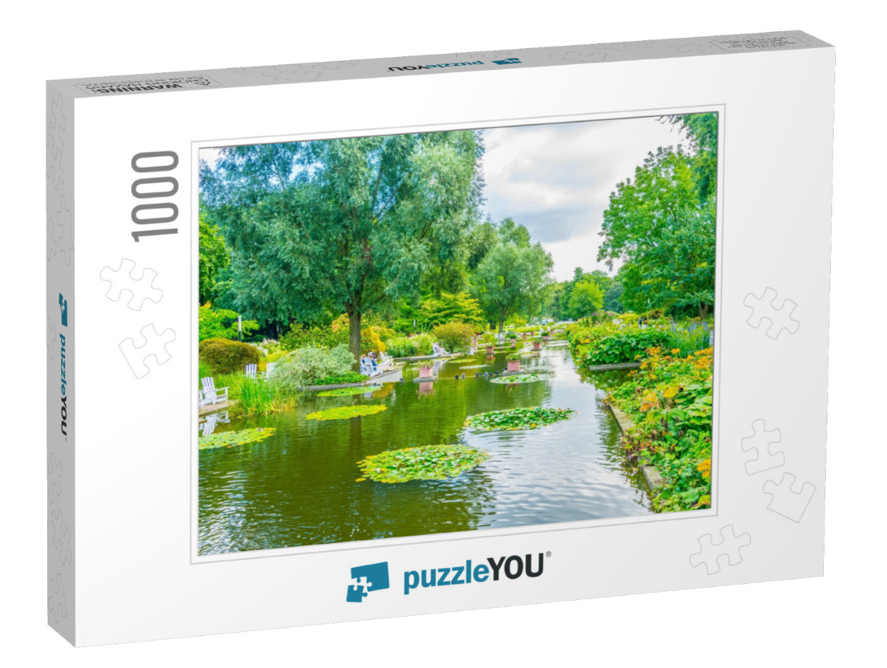 Planten Un Bloomen Old Botanical Garden in Hamburg, Germa... Jigsaw Puzzle with 1000 pieces