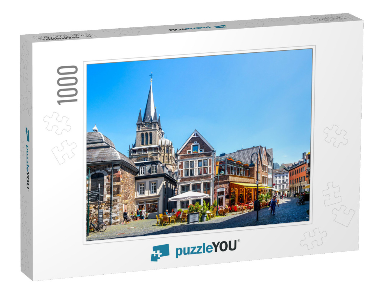 Aachen, Cathedral, Germany... Jigsaw Puzzle with 1000 pieces