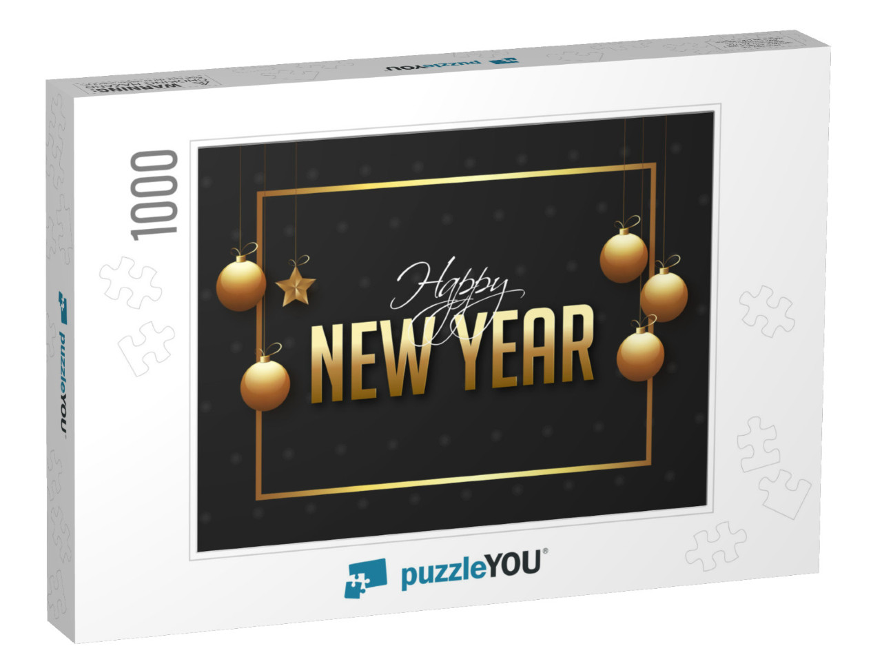 Happy New Year Poster or Banner Design for Celebration... Jigsaw Puzzle with 1000 pieces