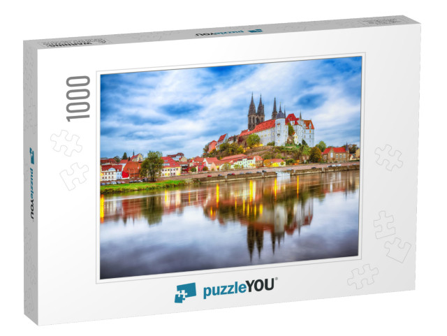 Awesome View on Albrechtsburg Castle & Cathedral on the R... Jigsaw Puzzle with 1000 pieces