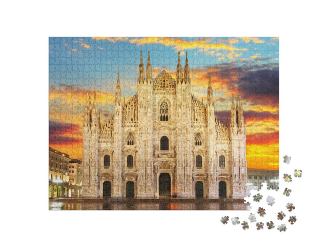 Milan - Duomo... Jigsaw Puzzle with 1000 pieces