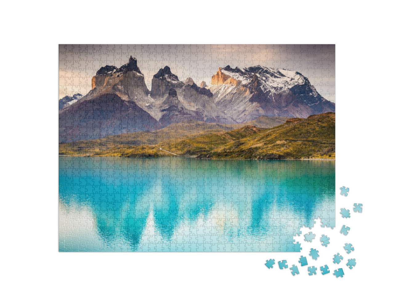 Patagonia, Chile - Torres Del Paine, in the Southern Pata... Jigsaw Puzzle with 1000 pieces