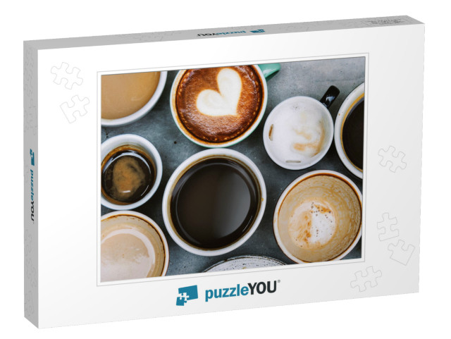 Aerial View of Various Coffee... Jigsaw Puzzle