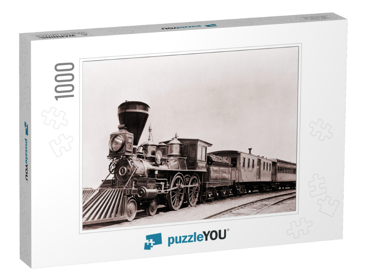 William Crooks a 1861 Locomotive of the Great Northern Ra... Jigsaw Puzzle with 1000 pieces