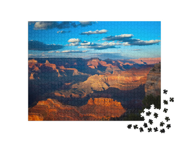 Grand Canyon At Sunset from Hopi Point... Jigsaw Puzzle with 1000 pieces