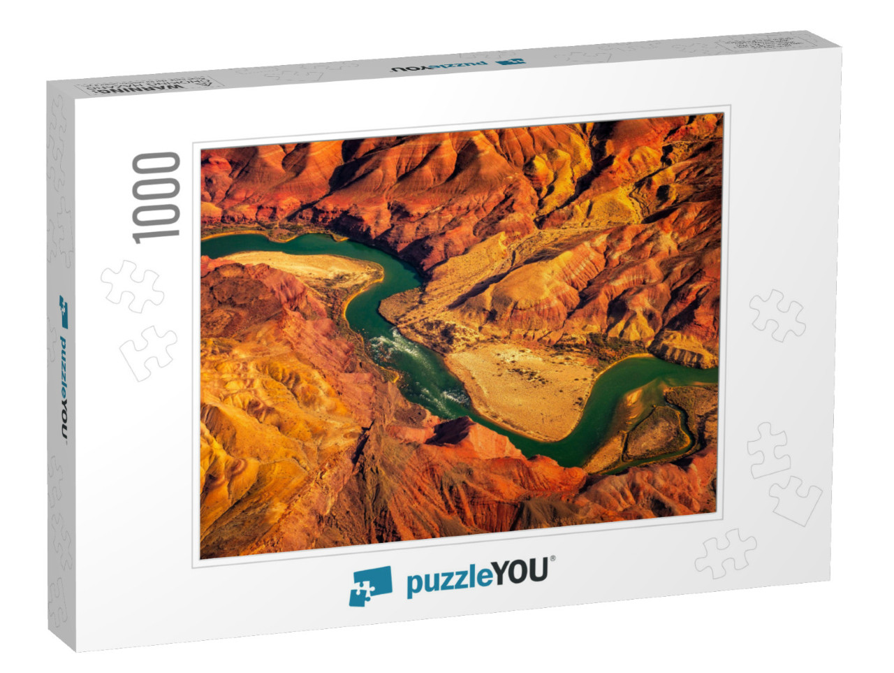 Aerial Landscape View of Colorado River in Grand Canyon... Jigsaw Puzzle with 1000 pieces