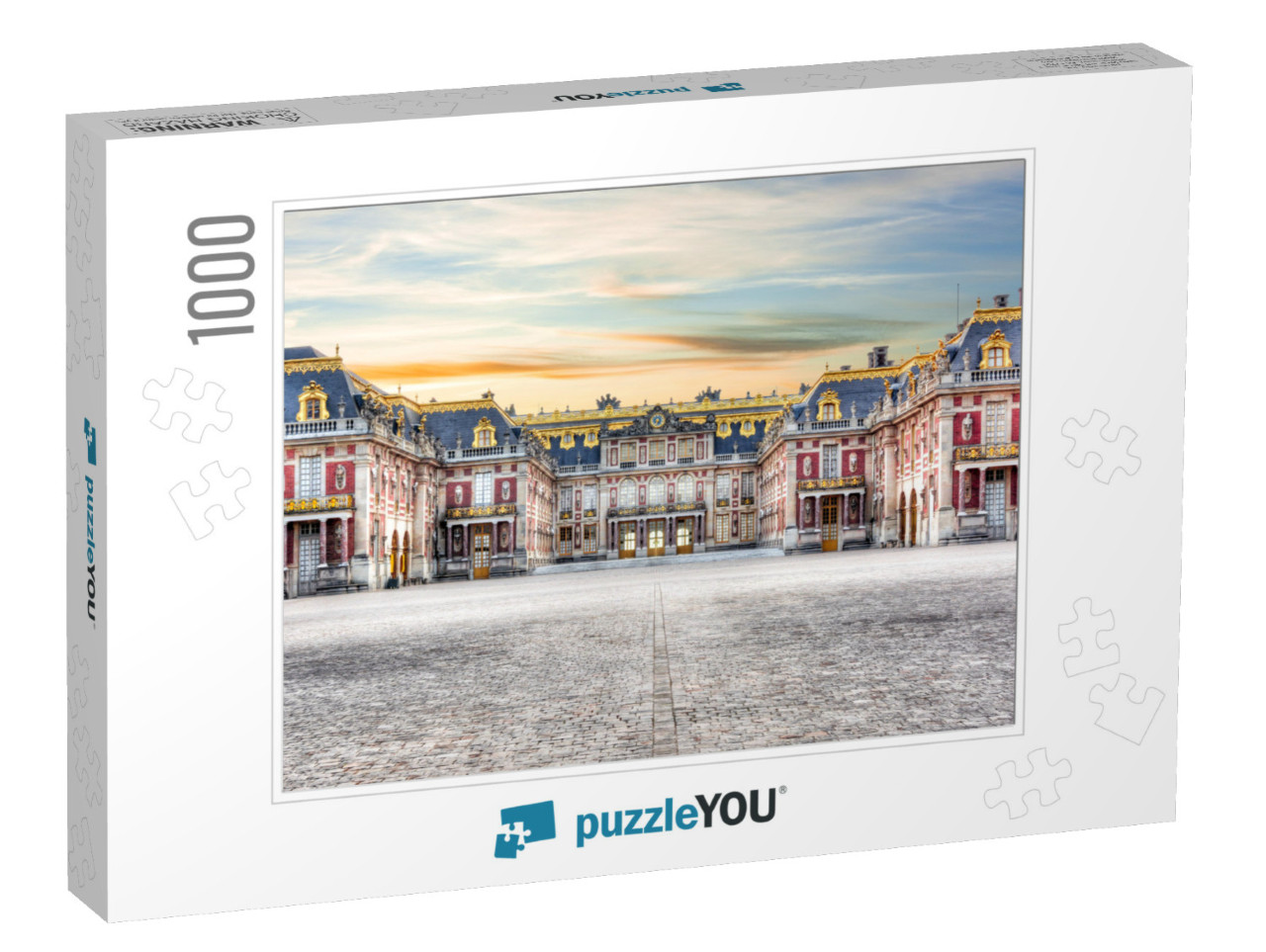 Versailles Palace Outside Paris At Sunset, France... Jigsaw Puzzle with 1000 pieces