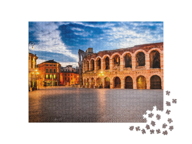 The Amphitheater, Completed in 30ad, the Third Largest in... Jigsaw Puzzle with 1000 pieces