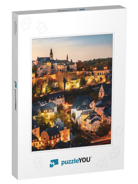 Wonderful View Over the Old City of Luxembourg... Jigsaw Puzzle