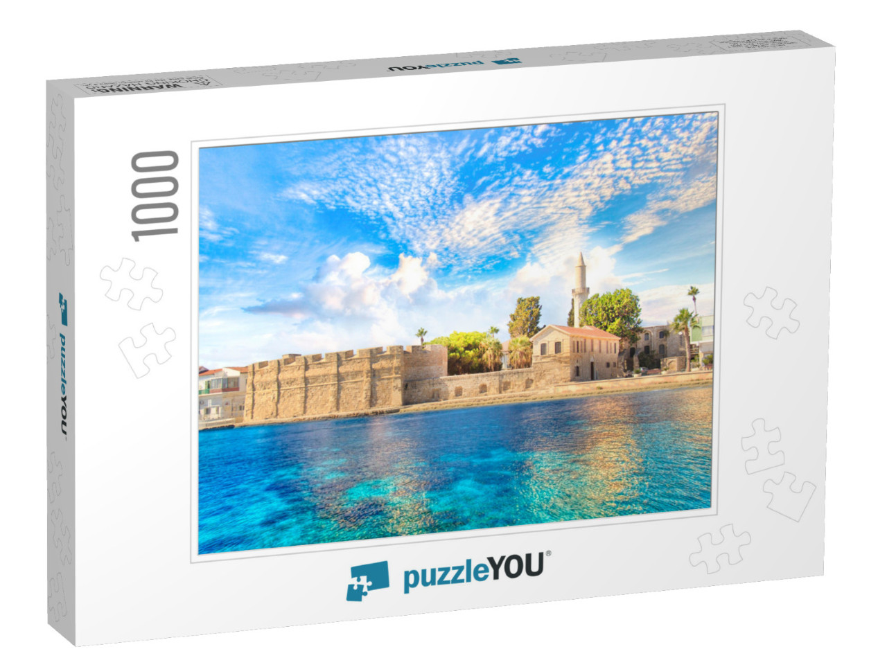 Beautiful View of the Castle of Larnaca, on the Island of... Jigsaw Puzzle with 1000 pieces